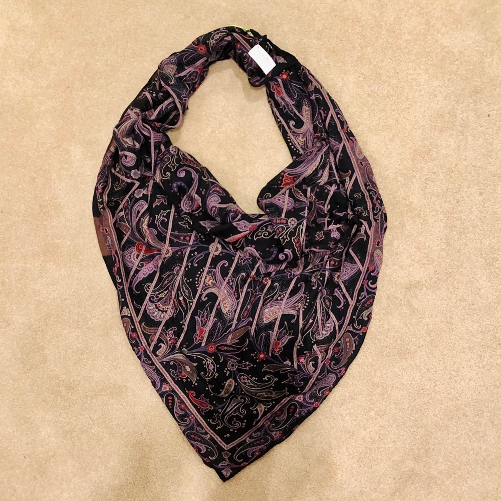 Etro Milano Silk and Wool Scarf